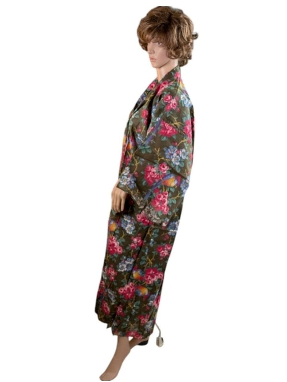 Vintage 40s Yukata Style Kimono For Kitty Rescue! - Picture 5 of 8